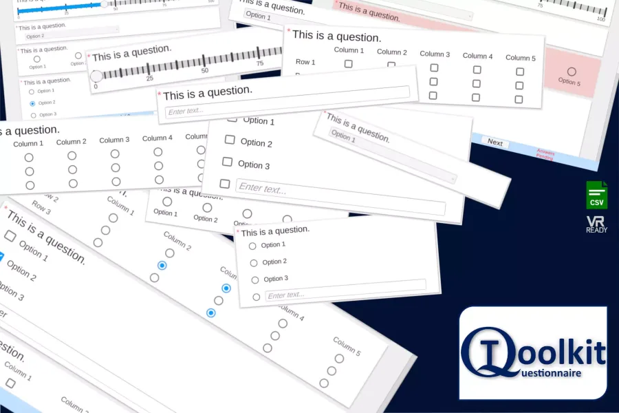 QuestionnaireToolkit Unity asset interface screenshot